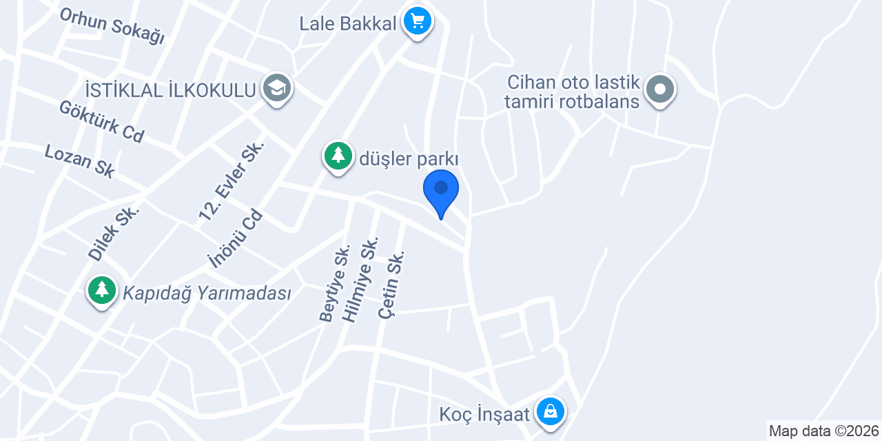 Erdek dekorasyon konumu