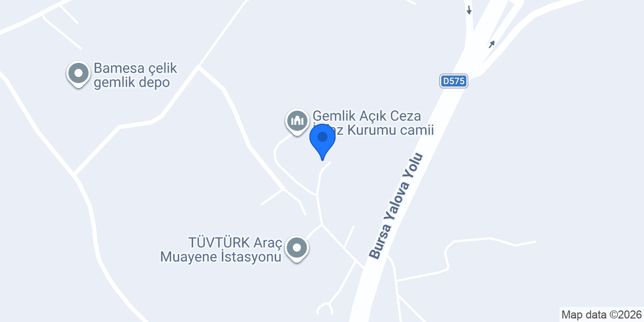 Gemlik Cezaevi konumu