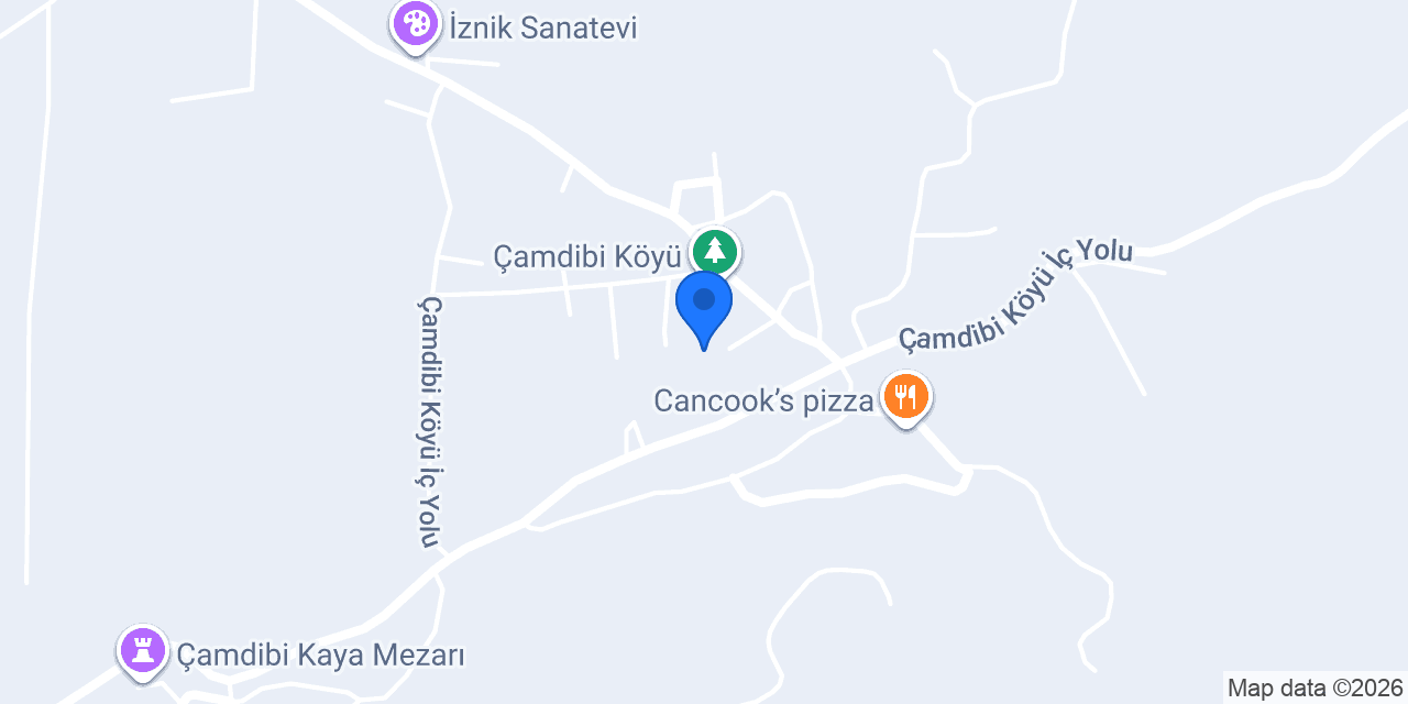 Çamdibi Tarihi Hamamı konumu