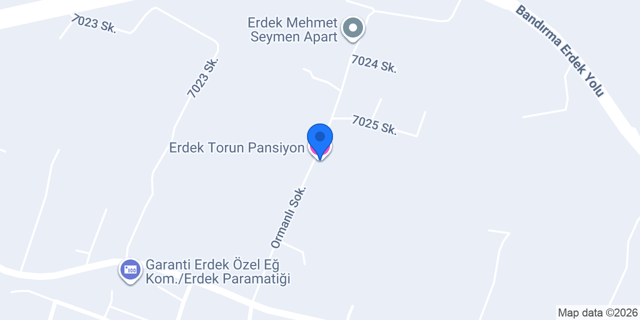 Erdek Torun Pansiyon konumu