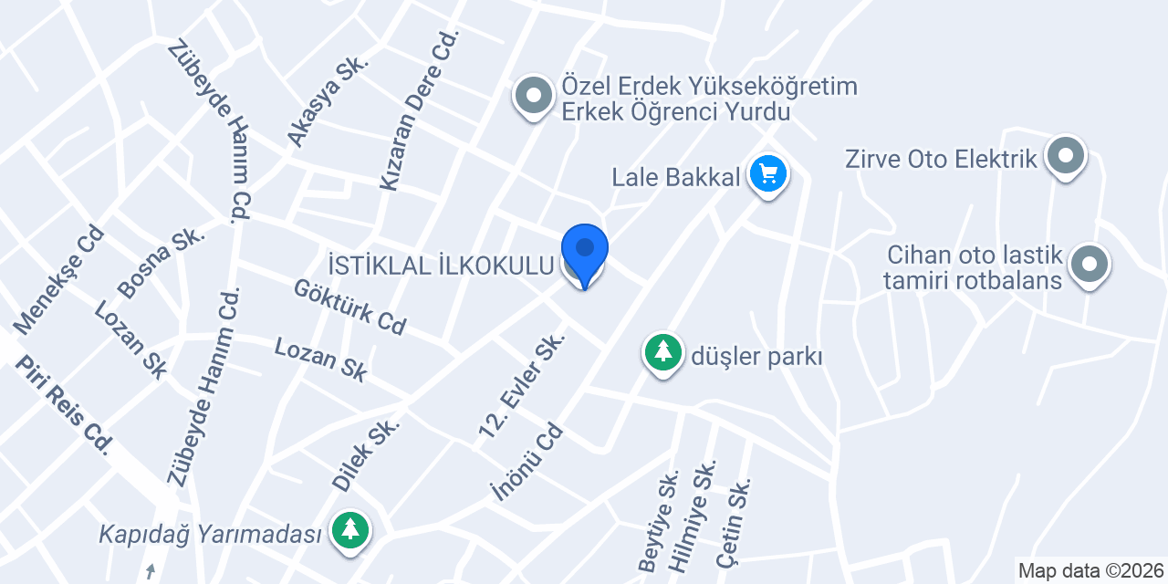 İSTİKLAL İLKOKULU konumu