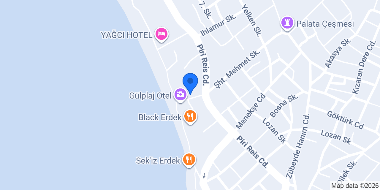 Aqua Yat Otel konumu
