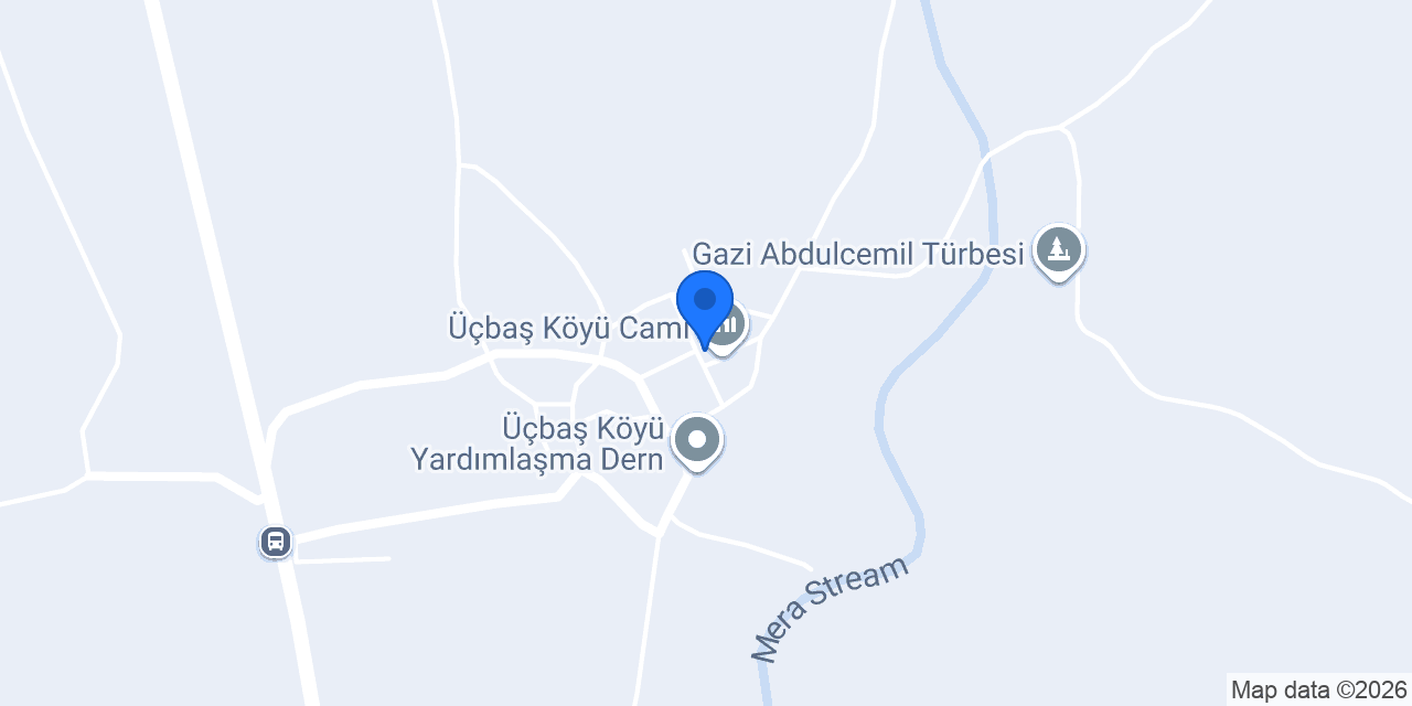 Üçbaş Köyü Muhtarlığı konumu