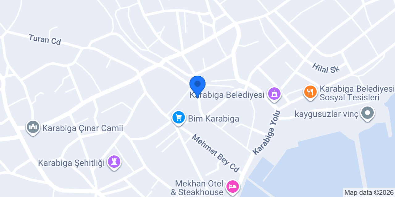 Karabiga Yalı Otel konumu