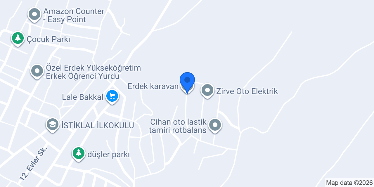 Erdek karavan konumu