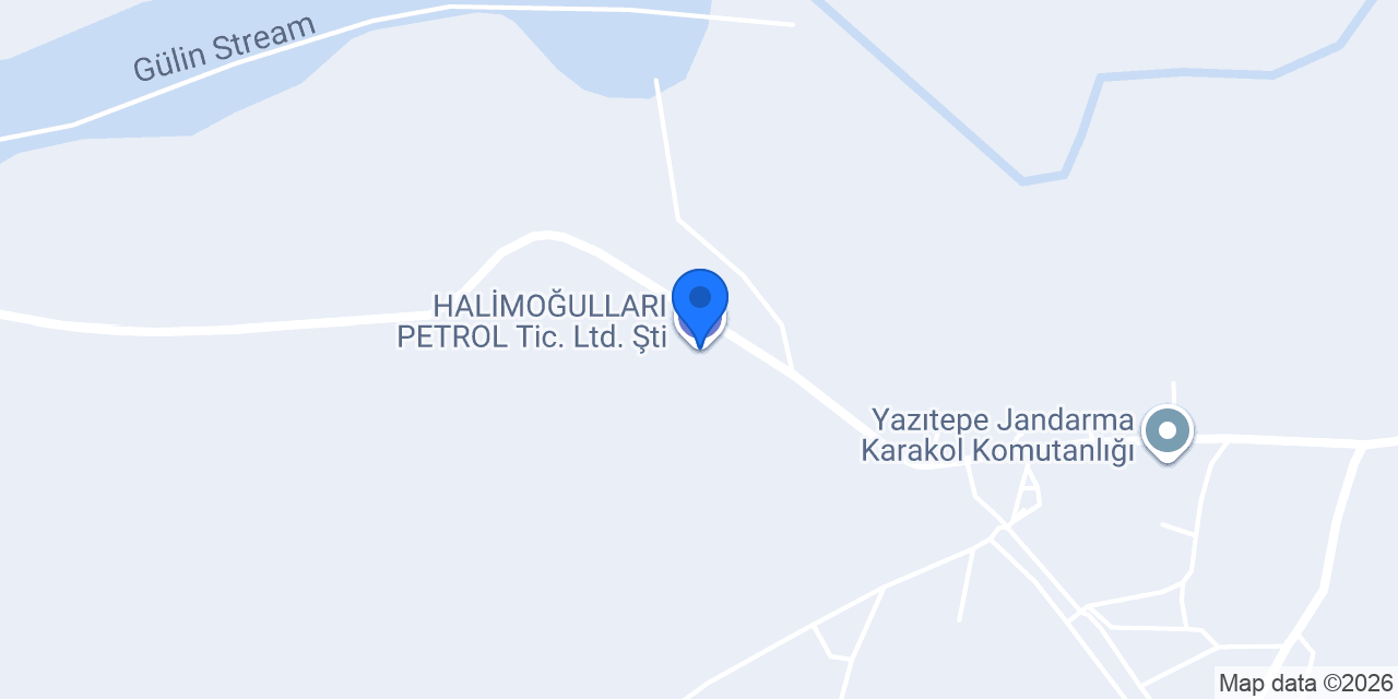 HALİMOĞULLARI PETROL Tic. Ltd. Şti. konumu