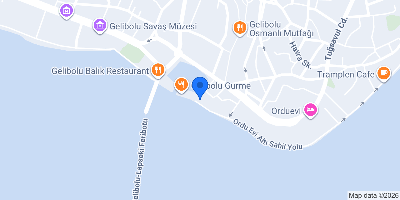 Yelkenci Restaurant konumu
