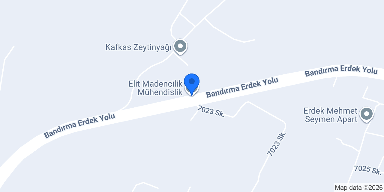 Elit Madencilik Mühendislik konumu