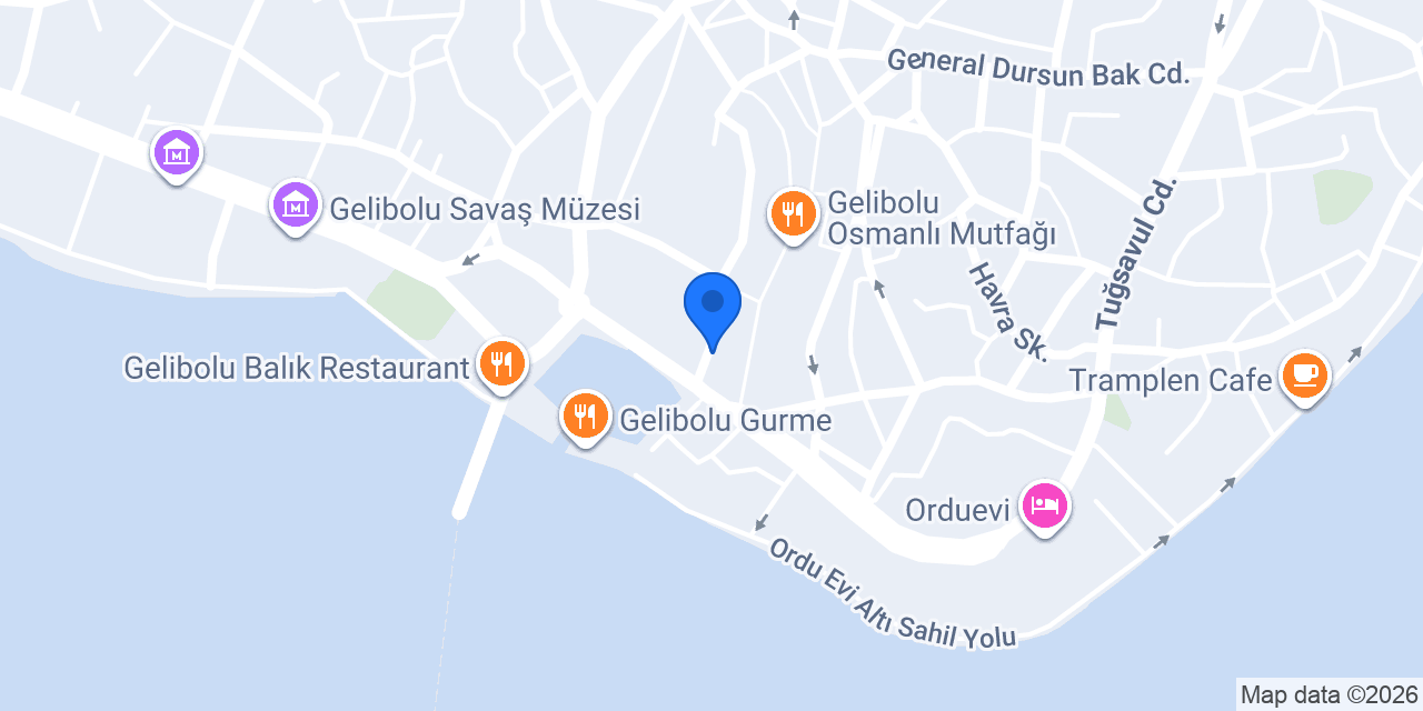 Akbank Gelibolu Şubesi konumu