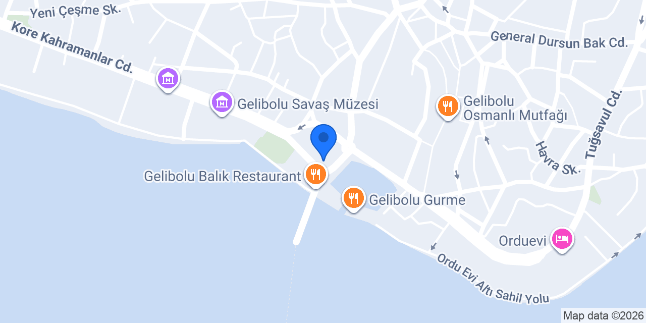 Yapı Kredi - Gelibolu Şubesi konumu