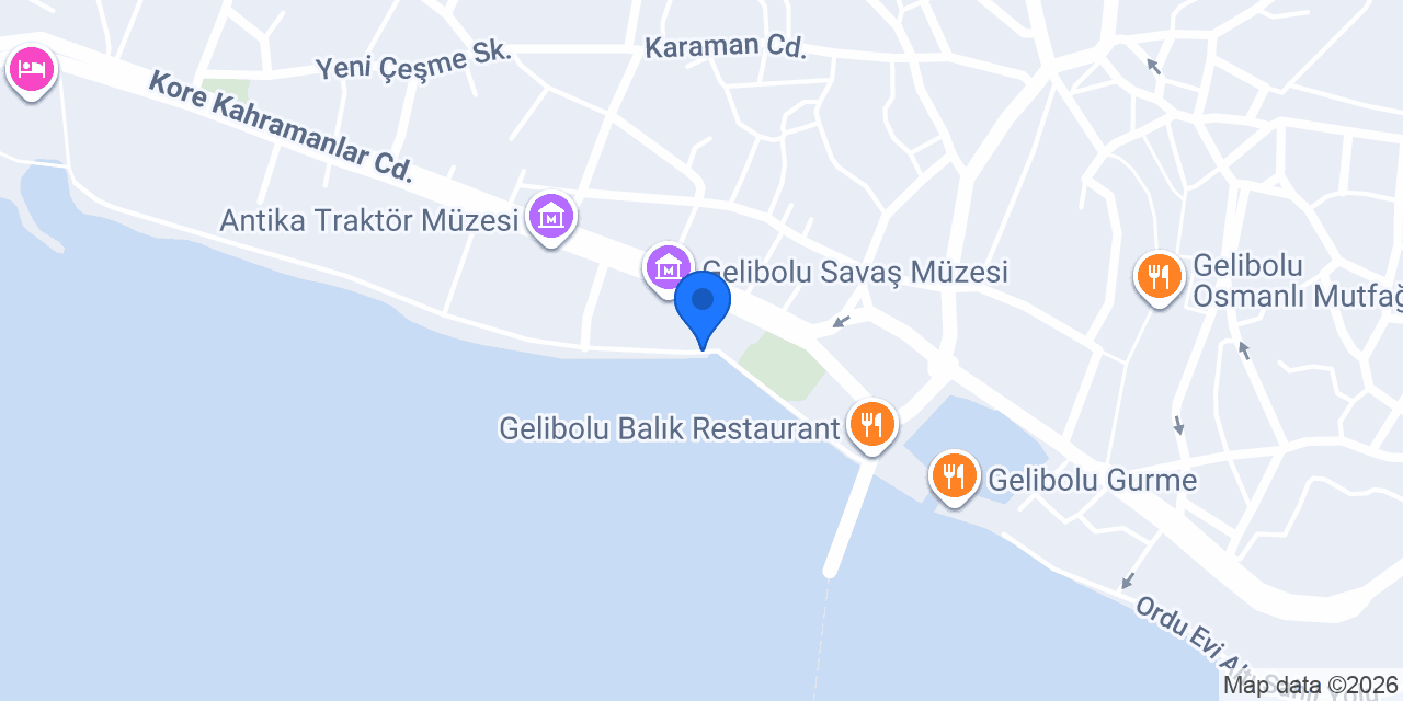 Rota North Blue Cafe konumu