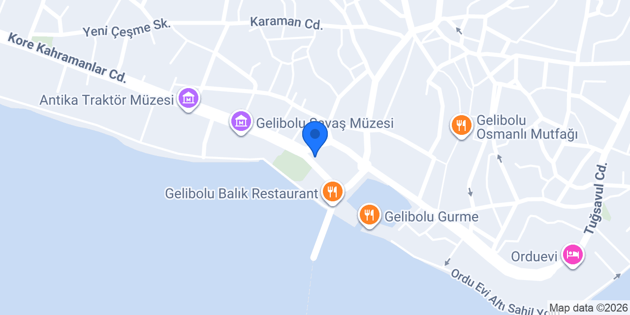 Hotel Gelibolu konumu