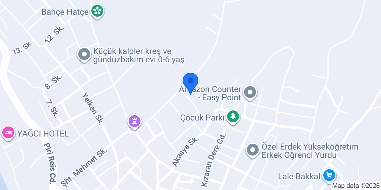 Erdek 1 Nolu Aile Sağlık Merkezi konumu