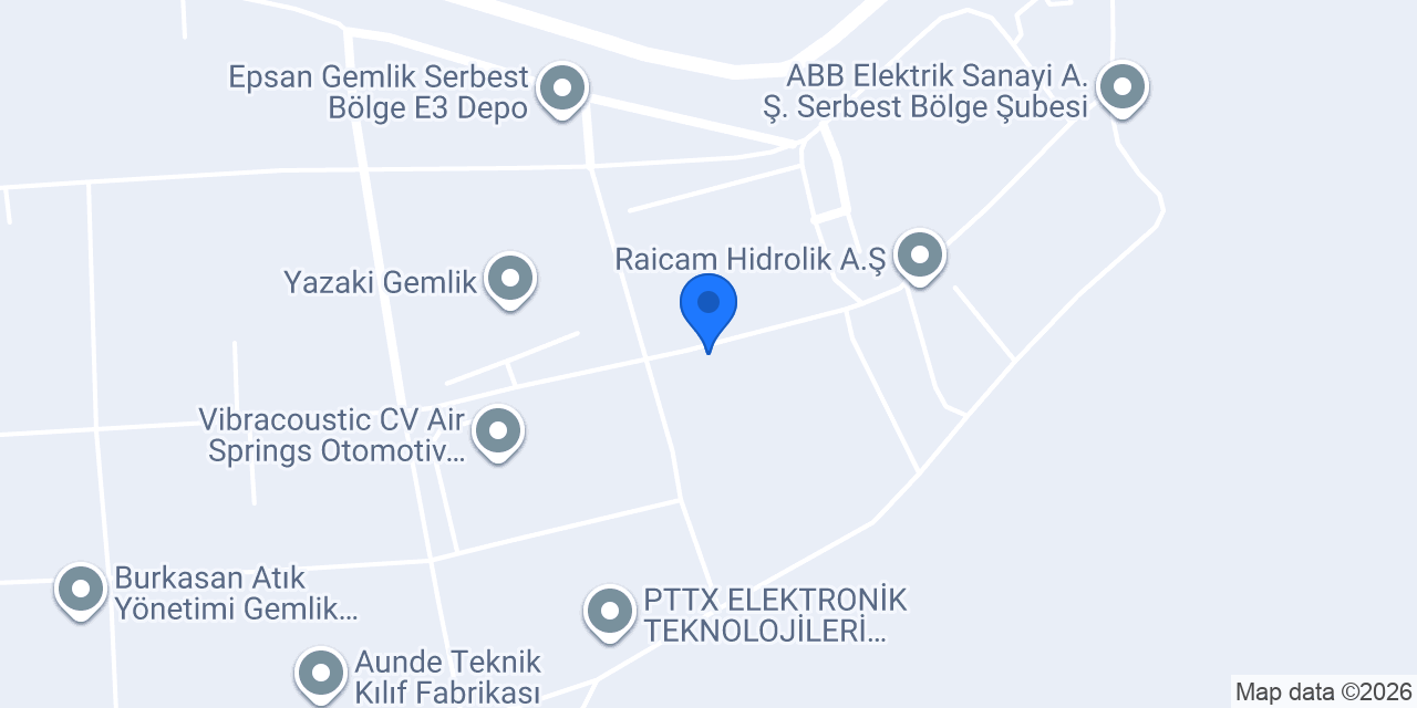 AB Rotech Bursa Serbest Bölge Şubesi konumu