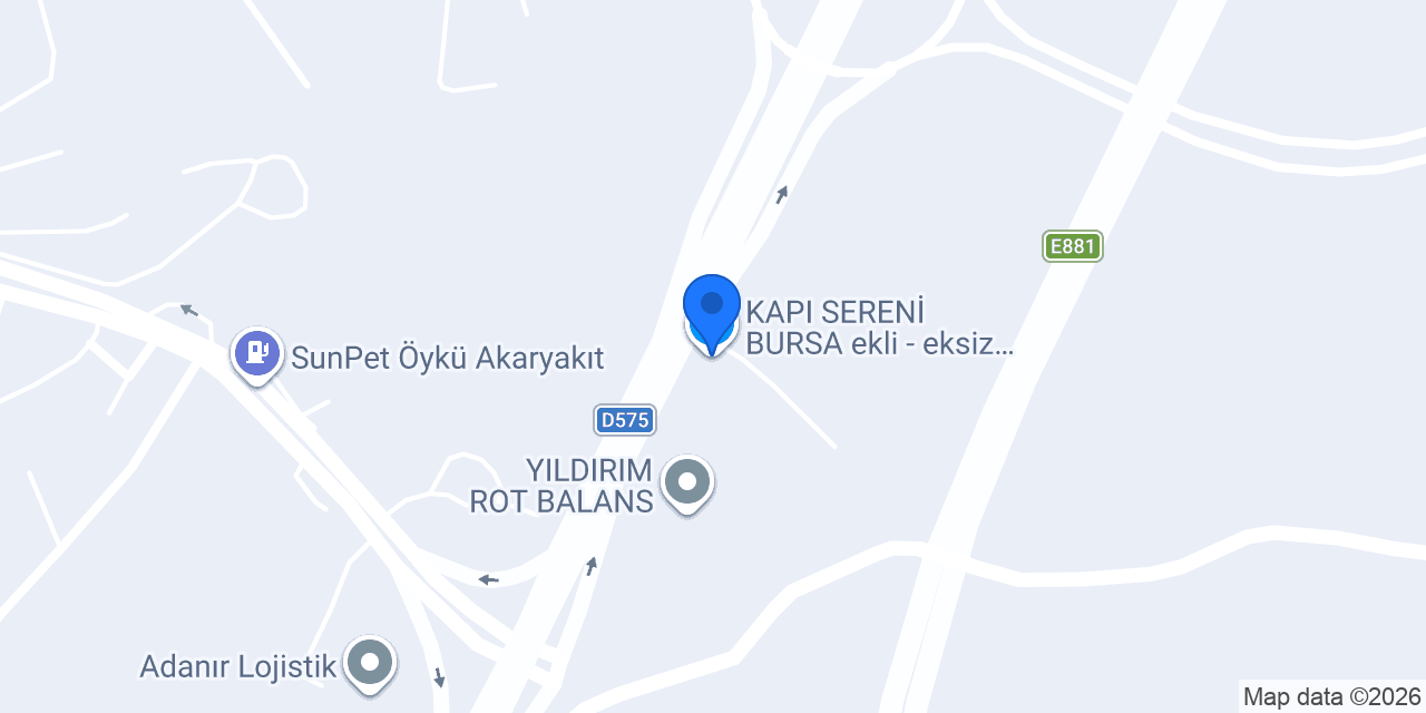 KAPI SERENİ BURSA ekli - eksiz - 30 ve 35 kalınlık - dar ve geniş seren ASTAŞ KAPI SERENİ konumu