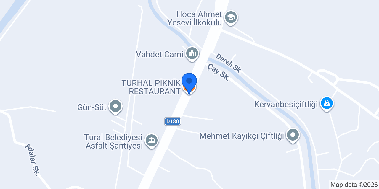 TURHAL PİKNİK RESTAURANT konumu