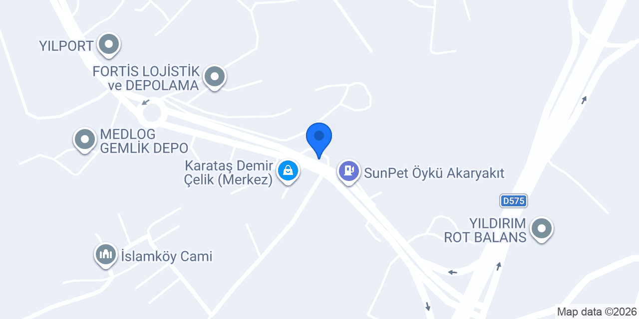GÖRAL KANTAR LTD.ŞTİ (Gemlik Şube) konumu