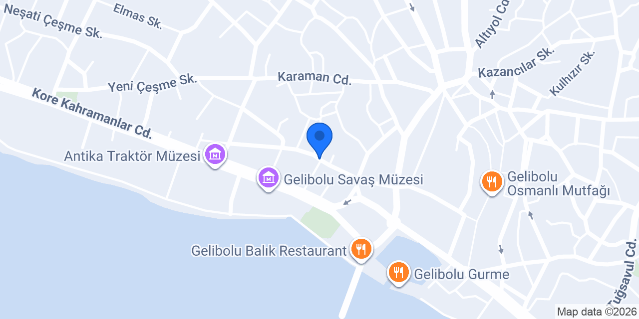 Gelibolu yapı inşaat Rufat SADİÇ konumu