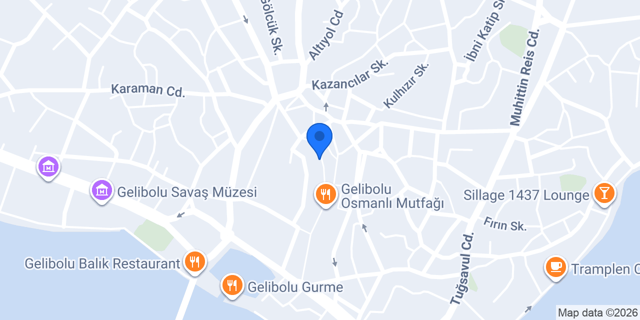 Papağan Pastanesi konumu
