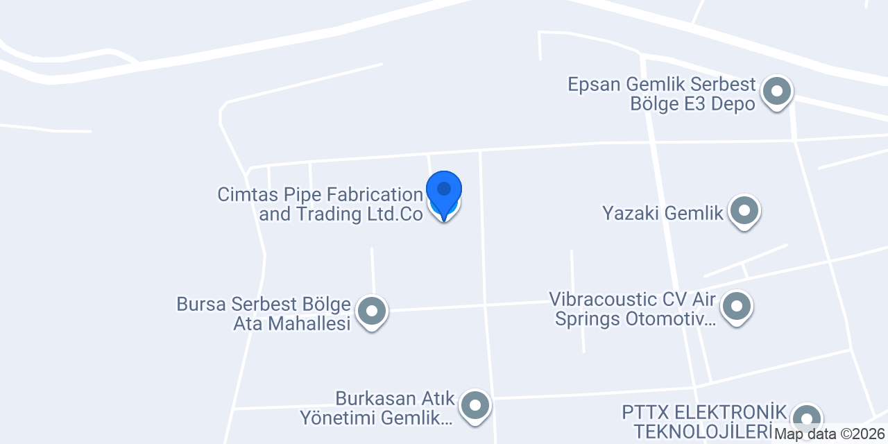 Cimtas Pipe Fabrication and Trading Ltd.Co. konumu