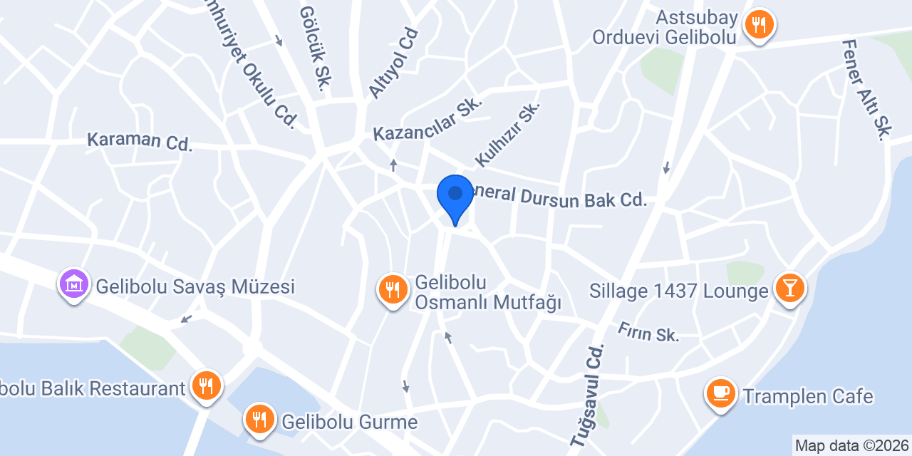 SINAV KURS GELİBOLU konumu