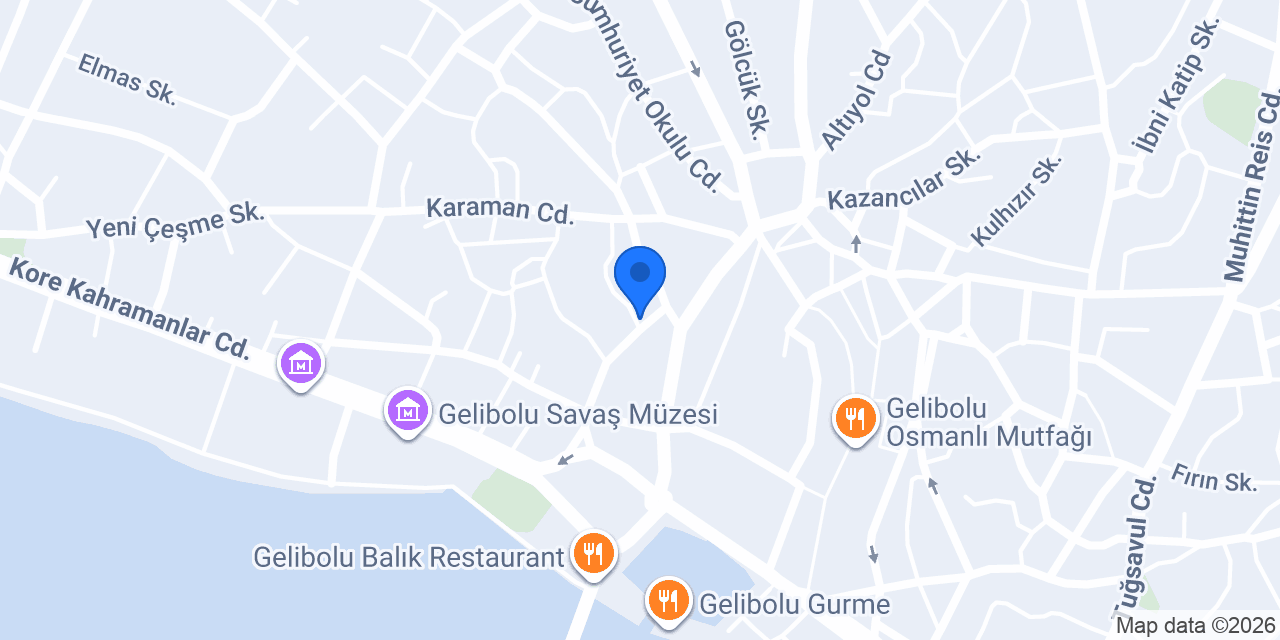 Pilavcı İsmet Usta konumu