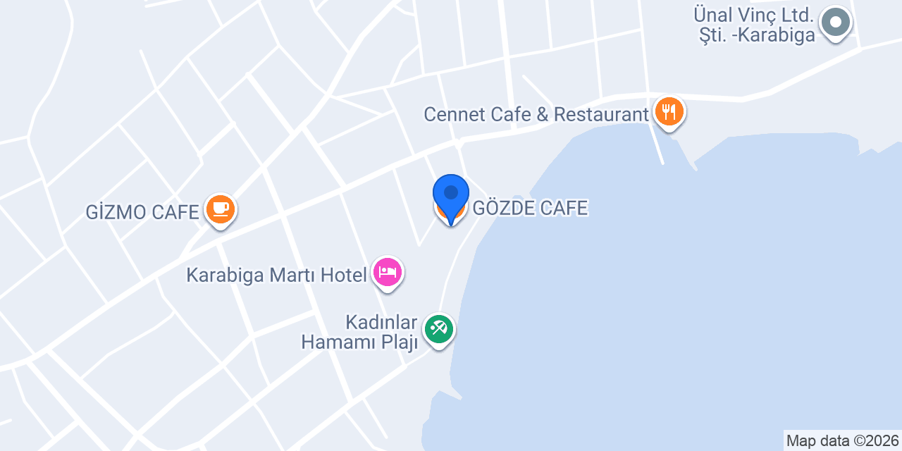 GÖZDE CAFE konumu