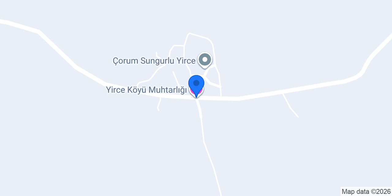 Yirce Köyü Muhtarlığı konumu