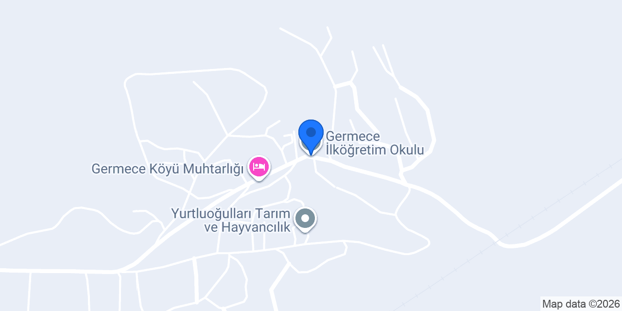 Germece İlköğretim Okulu konumu