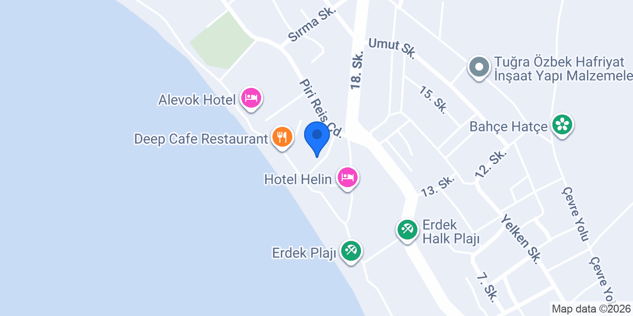 Erdek Rüyam Motel konumu