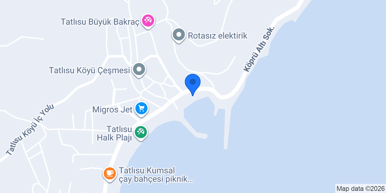 Tatlısu Tea Garden konumu