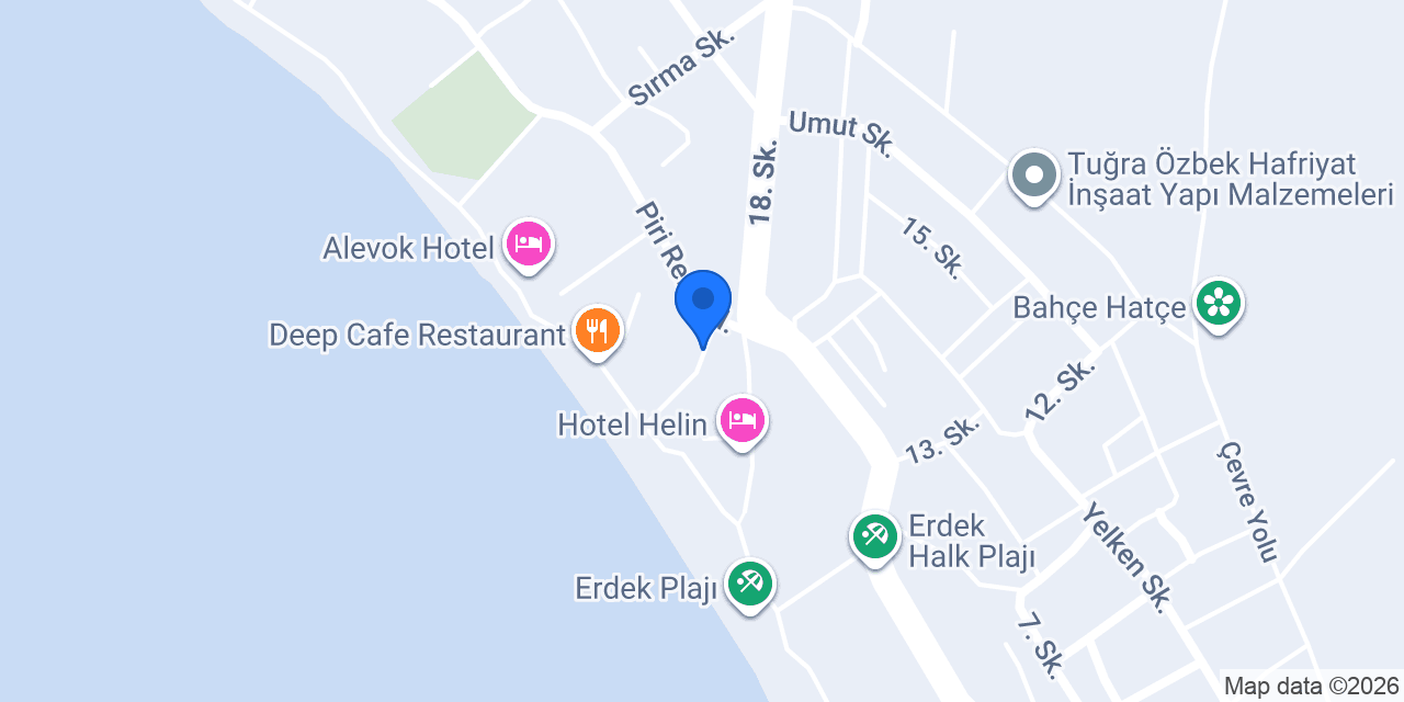 Aytaç Pansiyon konumu