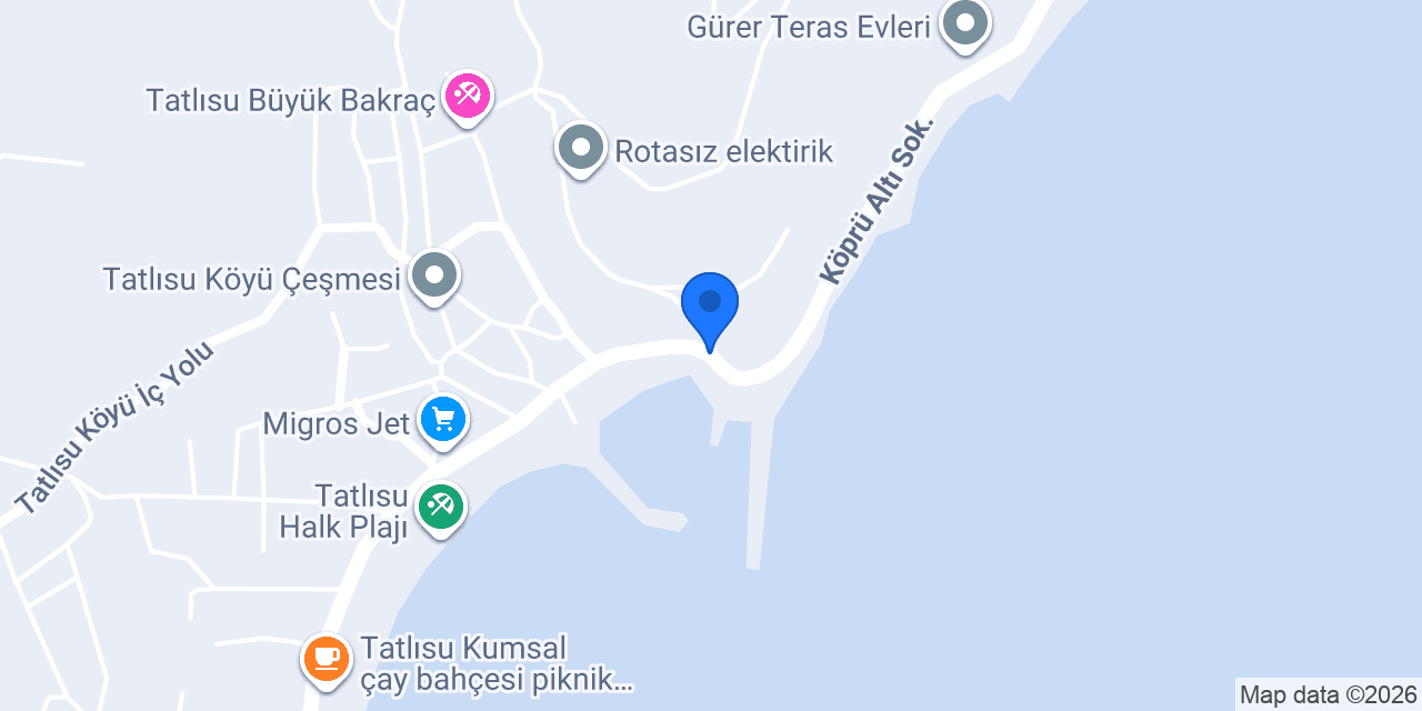Tatlısu İlkokulu konumu