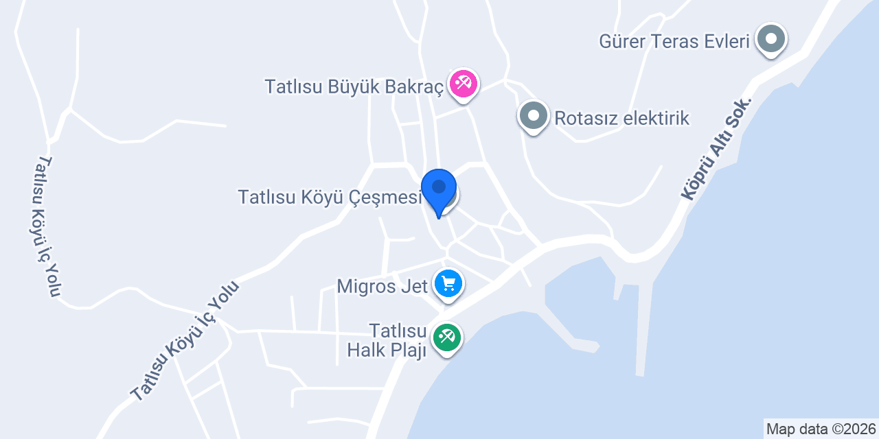 Tatlısu Elektirk konumu