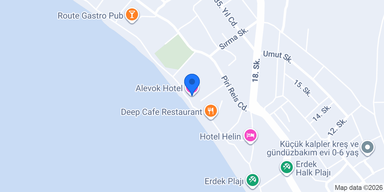 Alevok Hotel konumu