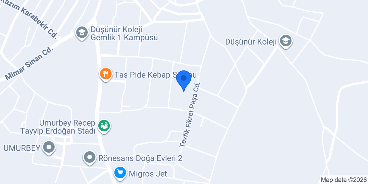 Örnekler Berceste Evleri konumu