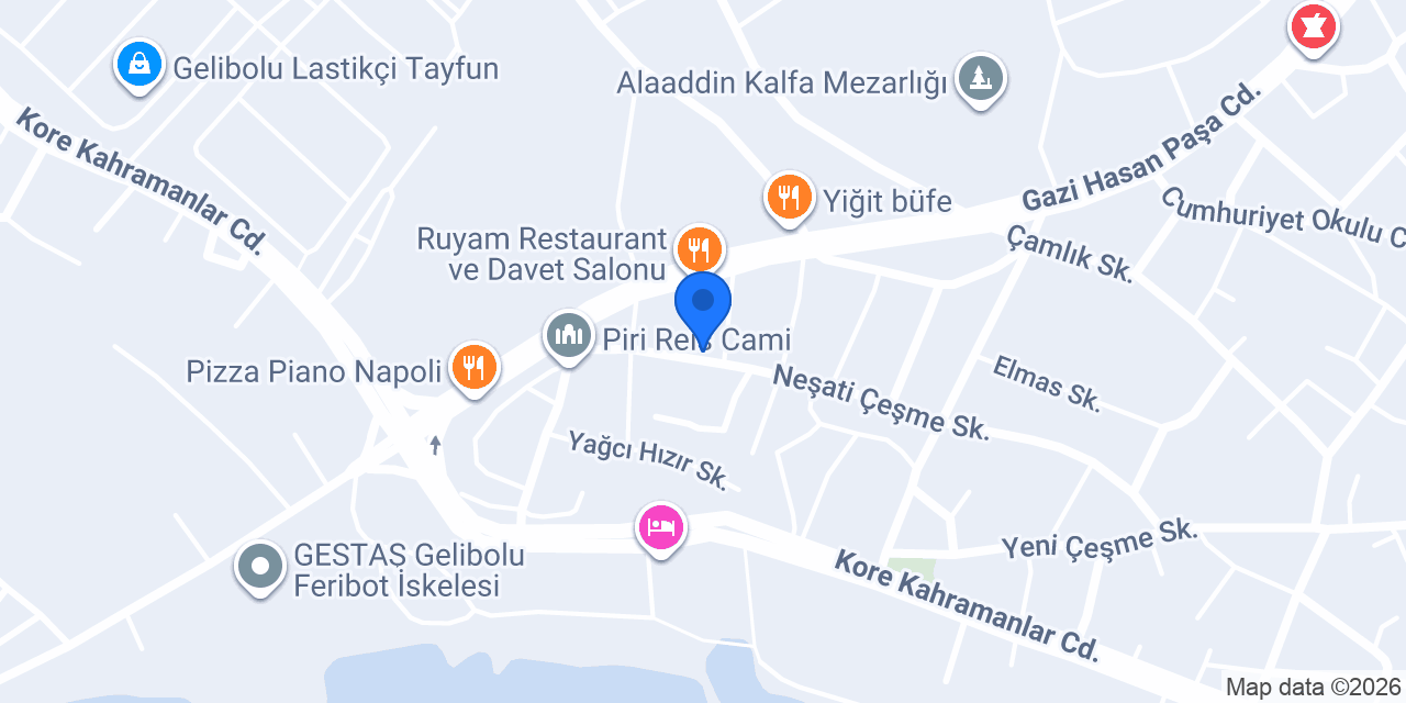 Gelibolu Elektrik konumu