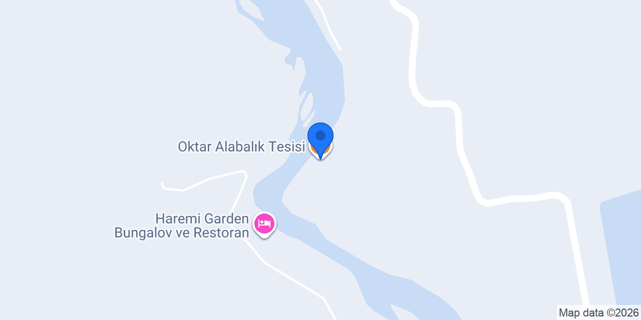 Oktar Alabalık Tesisi konumu
