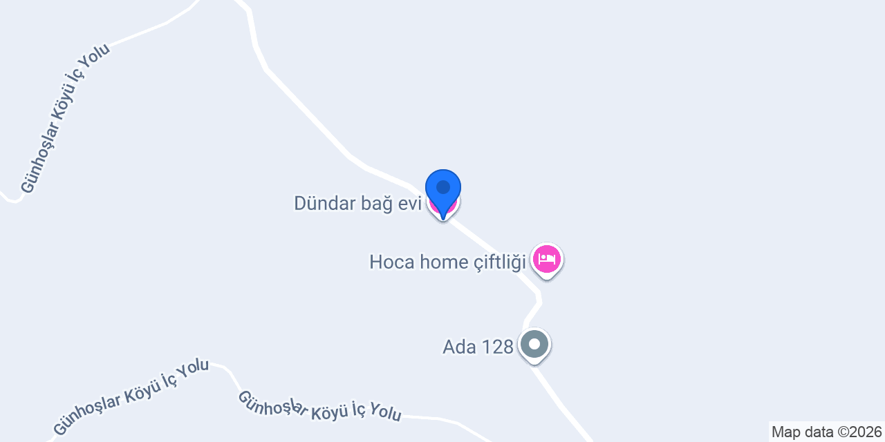 Dündar bağ evi konumu