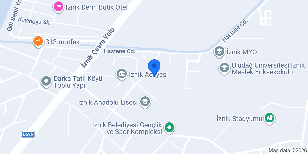 İznik TOBB Anaokulu konumu