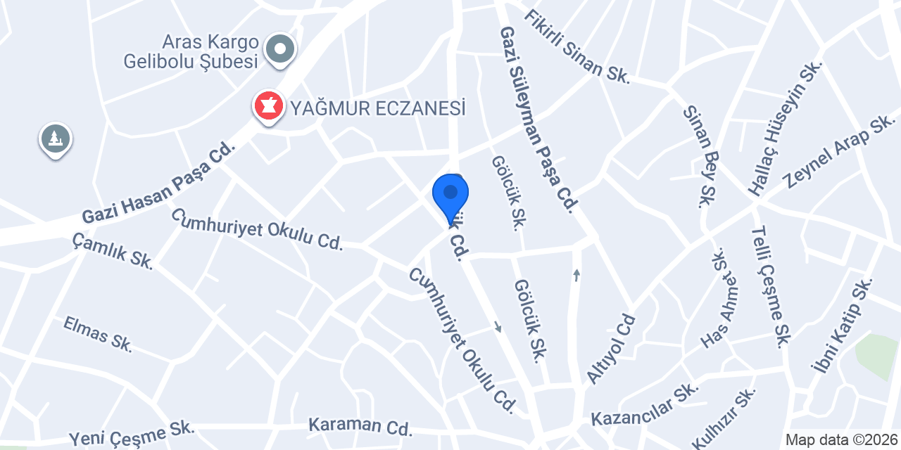 Gizem Yapı Market konumu
