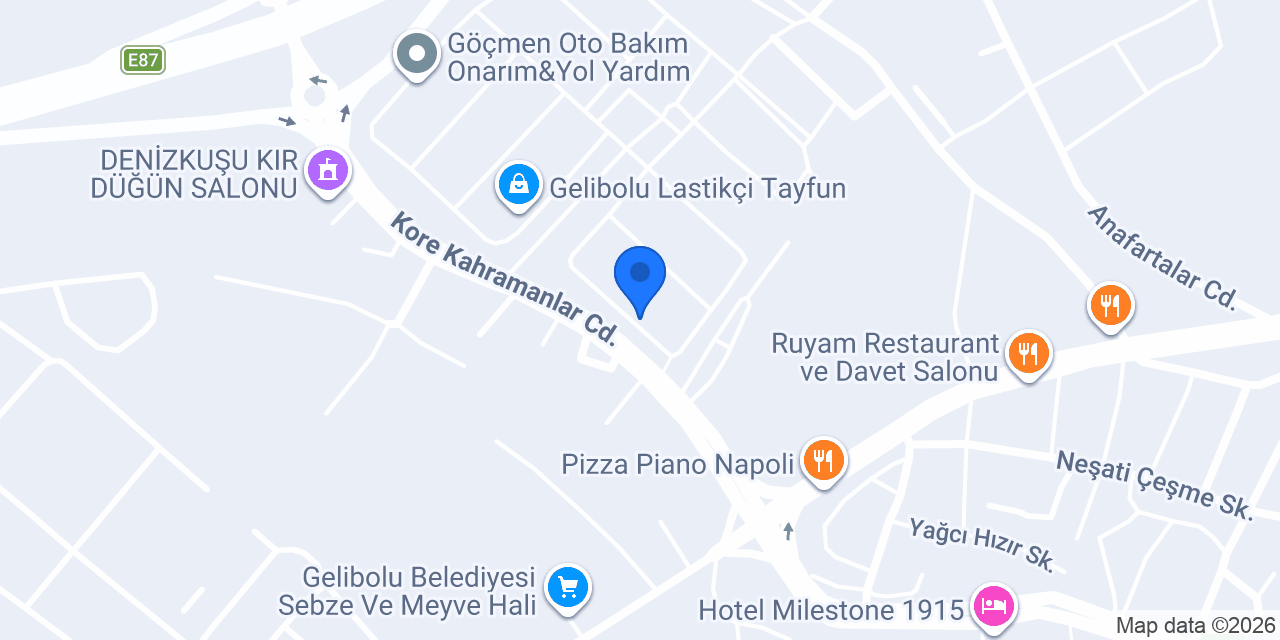 Gülşen Mobilya ve Dekorasyon konumu