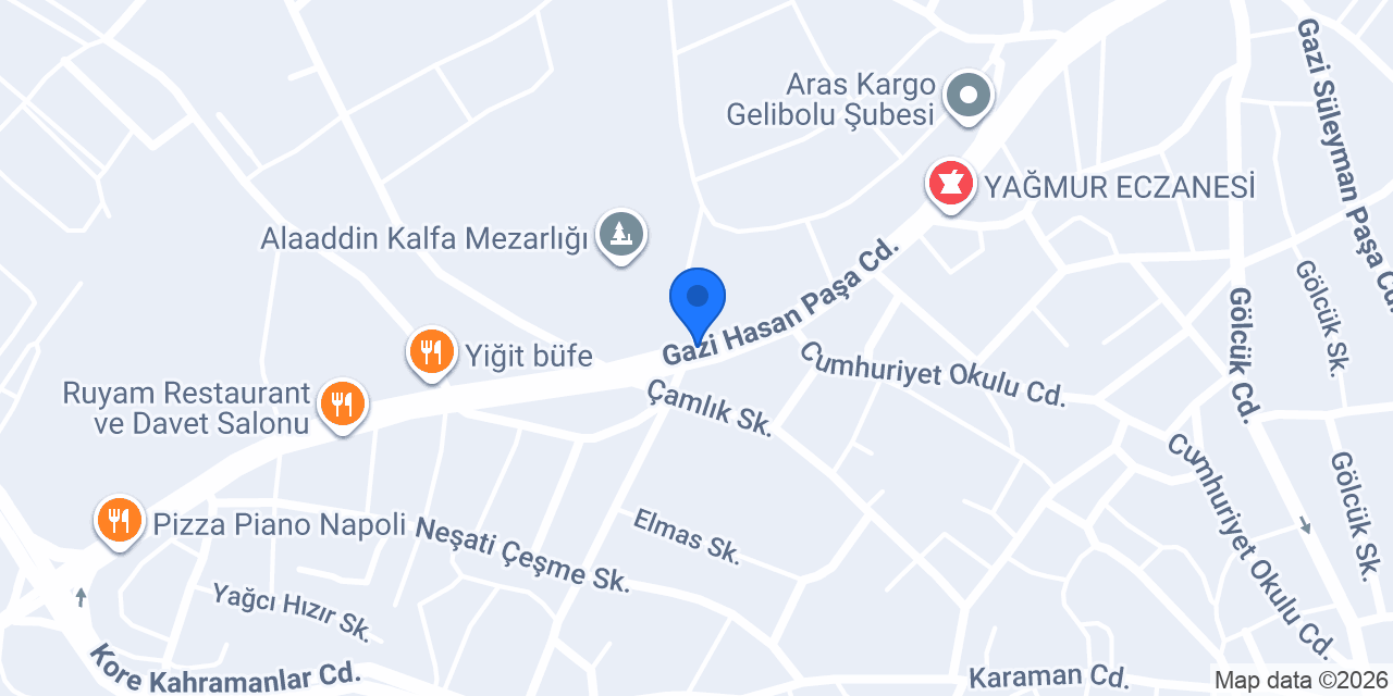Gürkan konumu