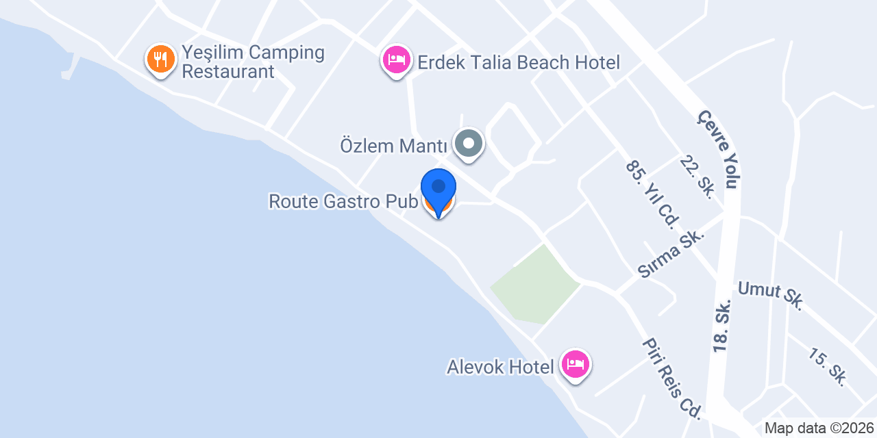 Route Gastro Pub konumu