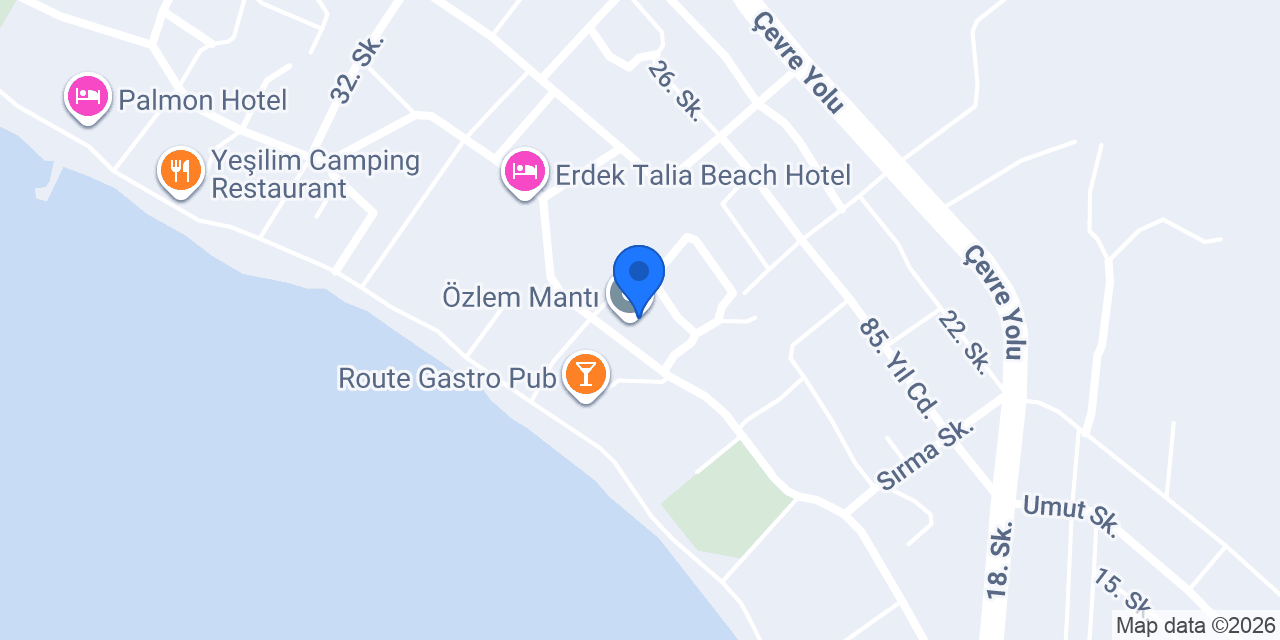 Arda Motel konumu