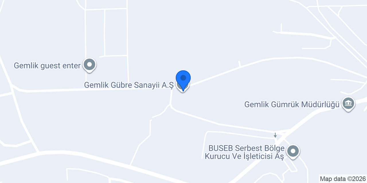 HDM Çelik Boru A.Ş - Gemlik Fabrika konumu