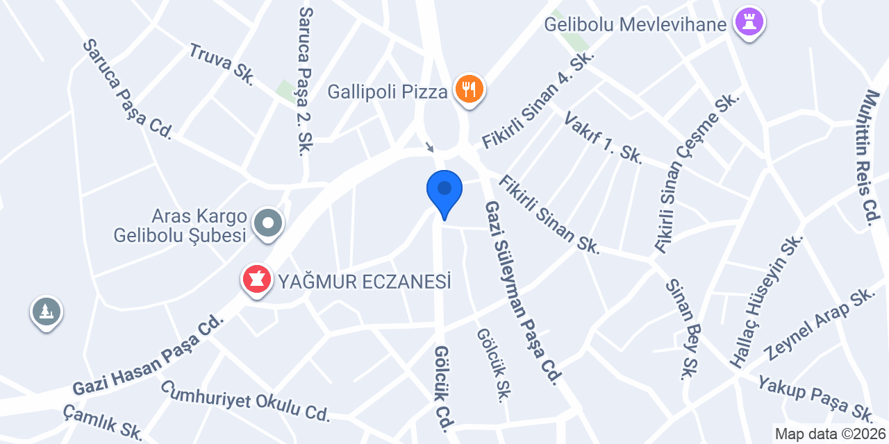 Lise Çeşit Fırını konumu