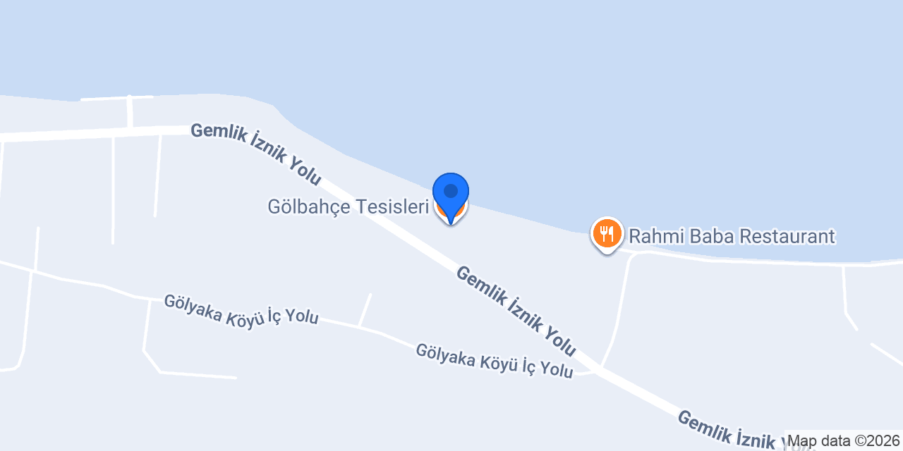 Gölbahçe Tesisleri konumu
