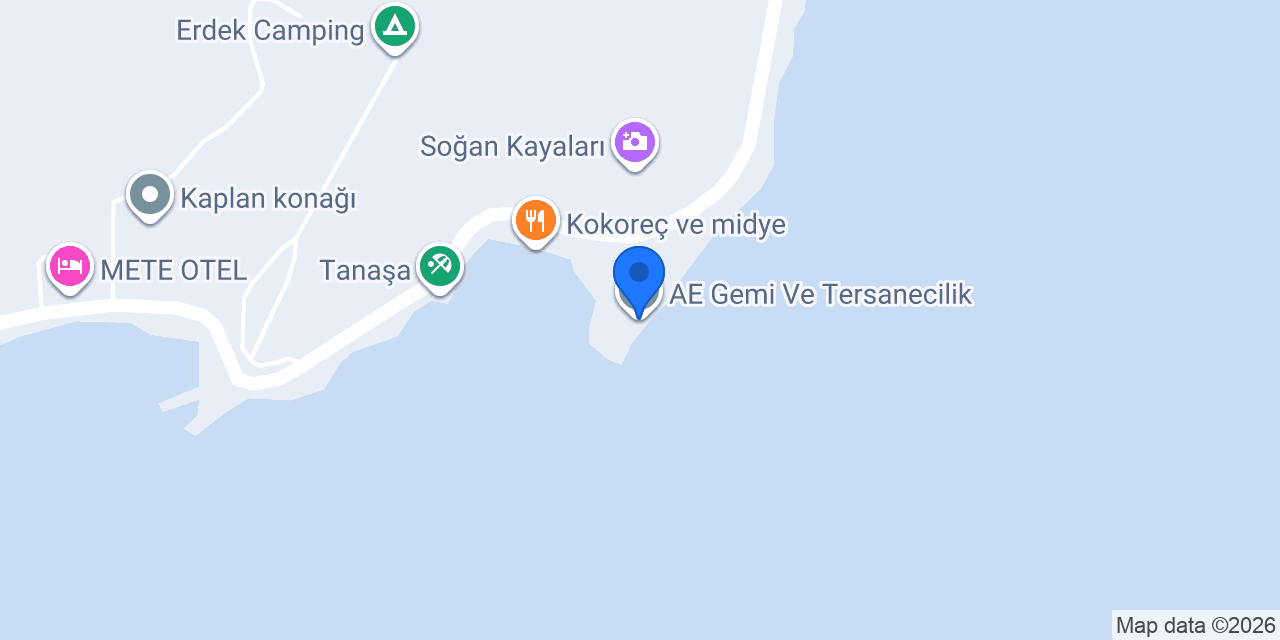 AE Gemi Ve Tersanecilik konumu