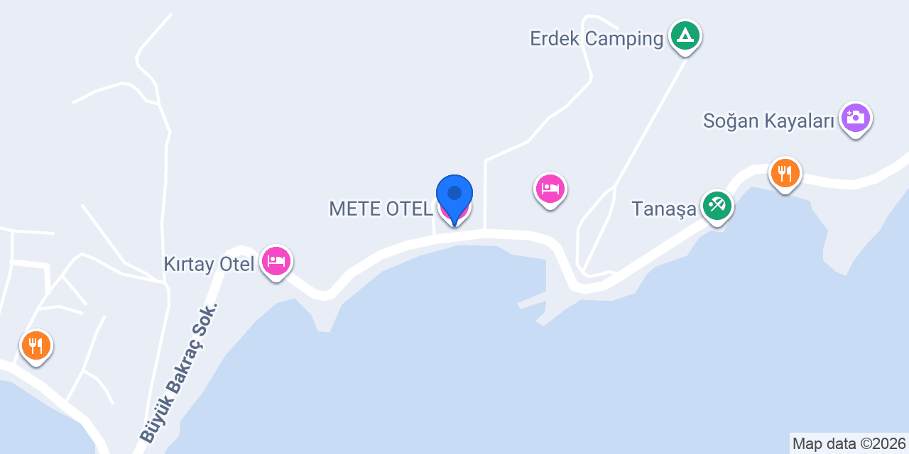 METE OTEL konumu